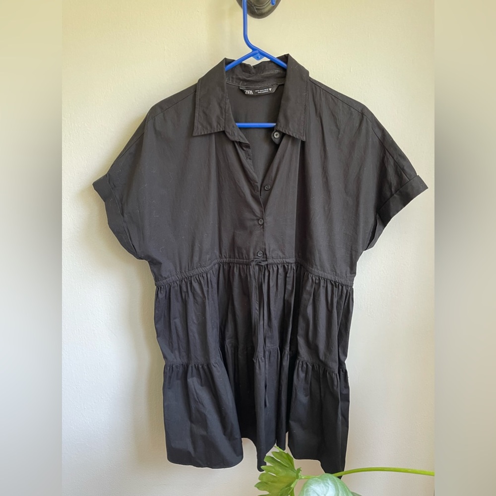 Zara Dress with Tie Waist, size M